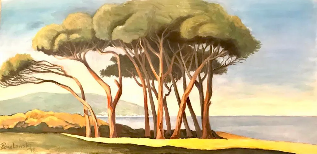 Malreise Pinien am Meer